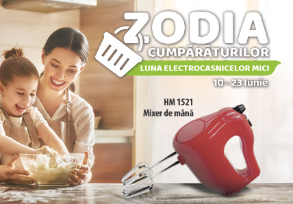 Imagine campanie arhivă: Zodia cumpărăturilor - Luna electrocasnicelor mici